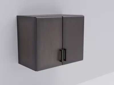 Kitchen cabinet Low-poly 3D model