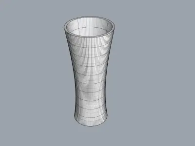 Flower Vases Pots Jars Low-poly 3D model