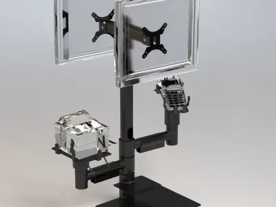 Monitor Stand 3D model