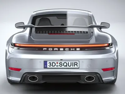 Porsche 911 Carrera Aerokit 2025 3D model