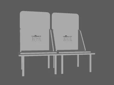 Basketball game Low-poly 3D model