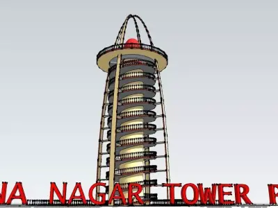 ANNA NAGAR TOWER 3D model