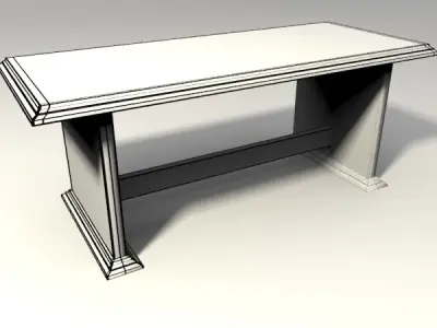 Trestle table Free 3D model