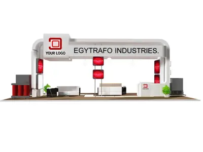  Booth Exhibition Stand a71 3D model