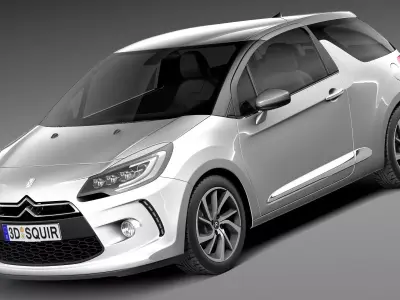Citroen DS3 2015 3D model