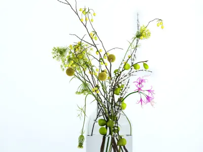 Twigs bouquet 3D model