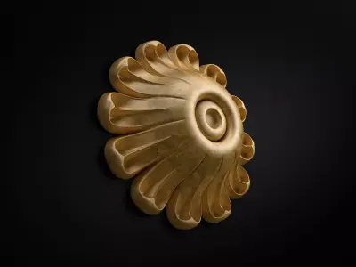 Carved rosette  3D model