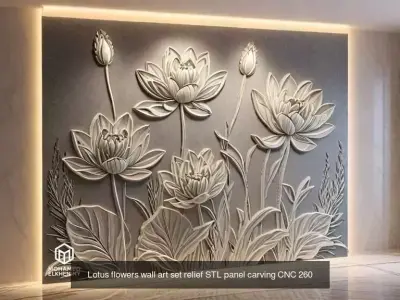Premium 3D Panels CNC Print Ready Vol 7 3D Model Collection