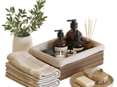 Bathroom Accessories-06 3D model