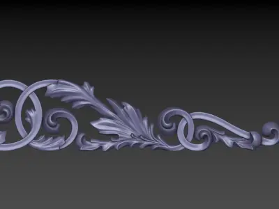 Cartouche Ornament 3D print model