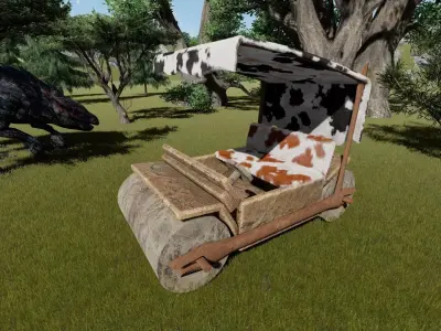 Flintstones Car 3D model