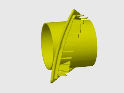 ZAFIRA B AIR VENT GAUGE POD 52mm LHD 3D print model
