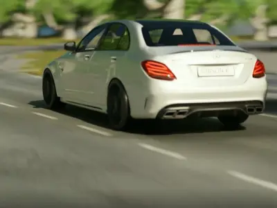 Forest animation scene 3D model