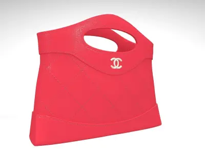 nano bag pink Low-poly 3D model