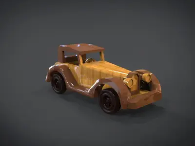 Toy car 3D print model