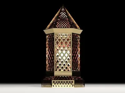 Arabian lamp for decor 3D model