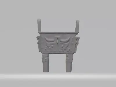 Chinese Ding Furnace Incense 3D print model