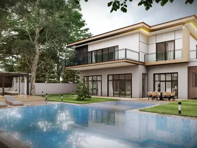 OZARC HOUSE 2 3D MODEL AND RENDER Low-poly 3D model