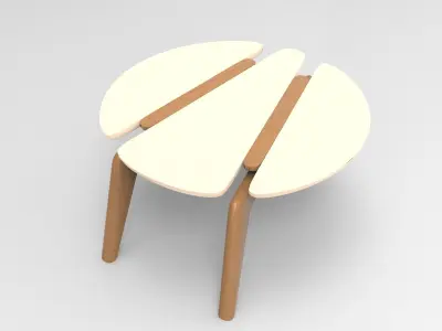 Rontiga Coffee Table Low-poly 3D model