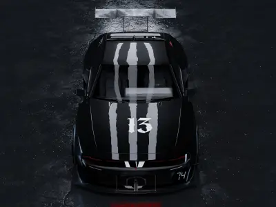 Hyundai N Vision 3D Model Blender File Textured  3D model