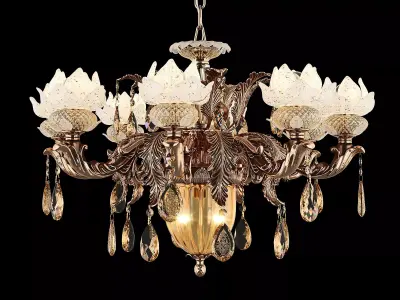 MD 89350-8-2 Osgona Chandelier 3D model