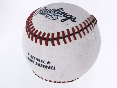 Rawlings  official league baseball Low-poly 3D model