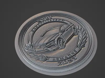 Car Medallion 3D print model