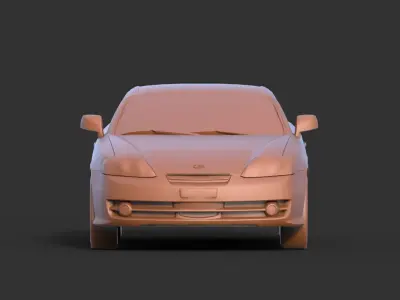 Hyundai Tiburon 3D print model