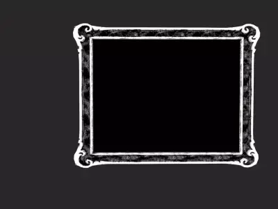 Landscape Painting Frame 3D Model  Low-poly 3D model