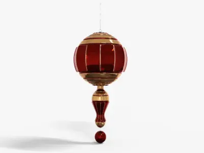 Christmas Joy Ornaments Low-poly 3D model