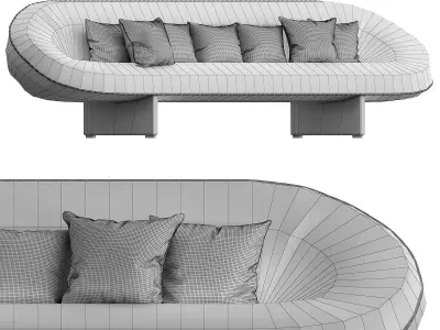 Giovannetti RE SOLE low poly 3d model Low-poly 3D model