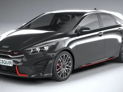 Kia ProCeed GT 2022 3D model