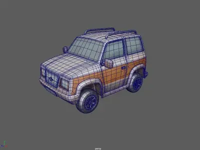 TOON Car 09 3D model