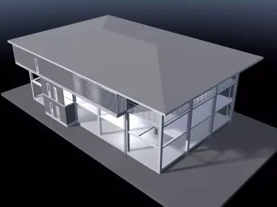 Home office in structure 25-52 3D model