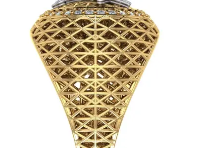 Masonic ring 104  3D print model
