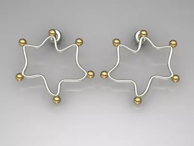 Earrings 8 3D print model