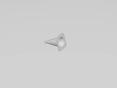 lowpoly Traffic cone game ready Low-poly 3D model