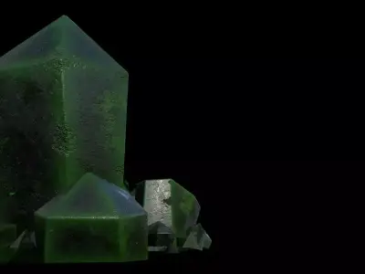 Dark Crystal Free low-poly 3D model