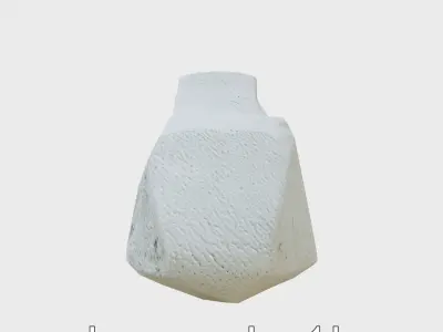 Ancient Stone Tool Chopper Model Low-poly 3D model