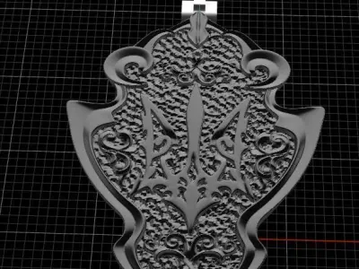 Ukrainian Trident 3D print model