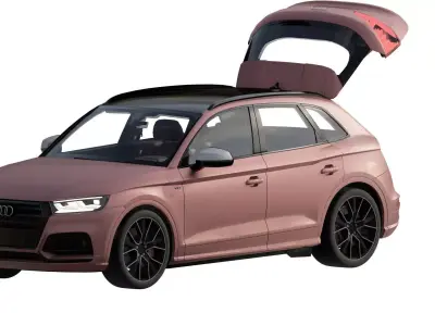 Audi SQ5 with interior 3D model
