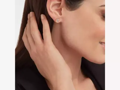 BULGARI - BVLGARI BVLGARI - SIMPLE EARRING 3D print model