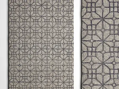 Rhea Wool Rugs 3D model
