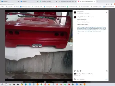 ferrari wall art  3D model