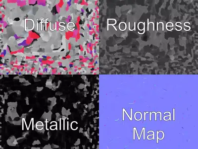 Sophisticated Device Mount Model Pack Low-poly 3D model