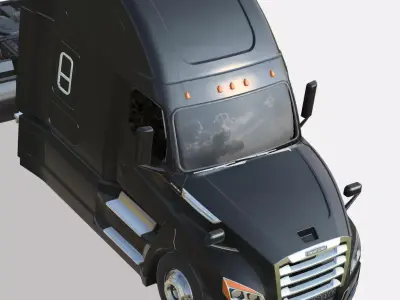 Cascadia Freightliner and Tanker 3D print model