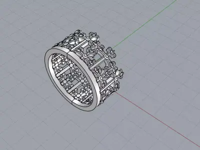 cross ring 3D print model