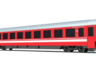 Sleeping Car 3D model