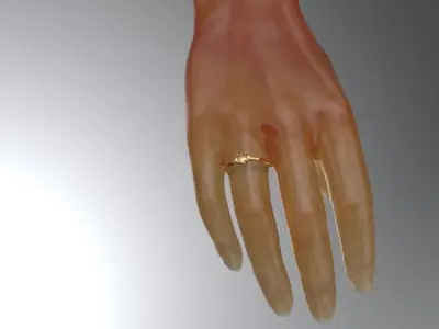 ANILLO PARA DAMA Free 3D print model