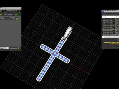 Two side cross  model 545 3D print model